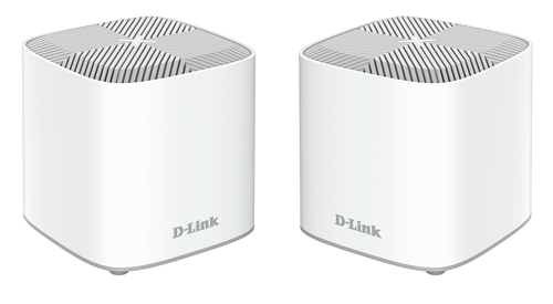 D-Link Covr Whole Home COVR-X1862 - WLAN-System (2 Router) - bis zu 420 qm - Netz - GigE - 802.11a/b/g/n/ac/ax - Dual-Band 