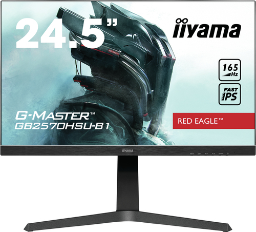 G-Master GB2570HSU-B1, Gaming-Monitor 62 cm(25 Zoll), schwarz (matt), AMD Free-Sync, FullHD, 165Hz Panel 