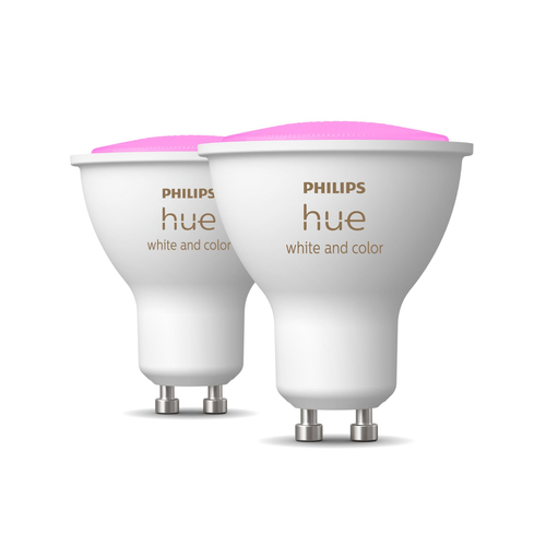 Philips Hue White & Color Ambiance GU10 Doppelpack 2x230lm 