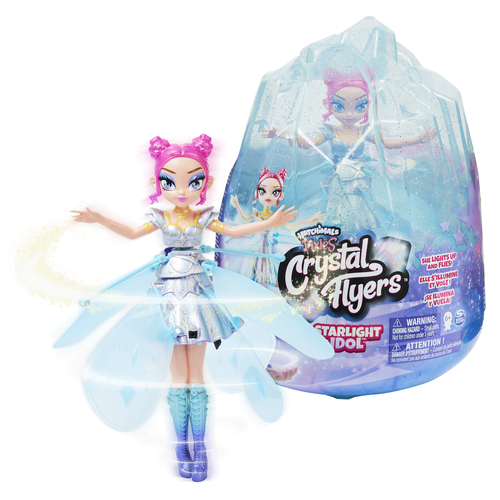 Crystal Flyers Starlight Idol - Fliegende schimmernde Feen-Puppe, Spielfigur 