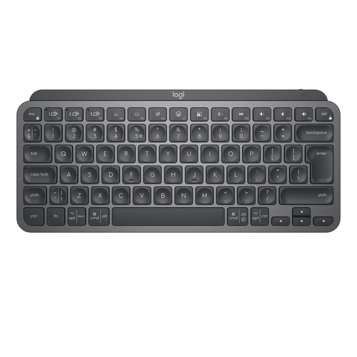 Logitech MX Keys Mini - Tastatur - hinterleuchtet - Bluetooth - QWERTZ - Deutsch - Graphite (920-010479) 