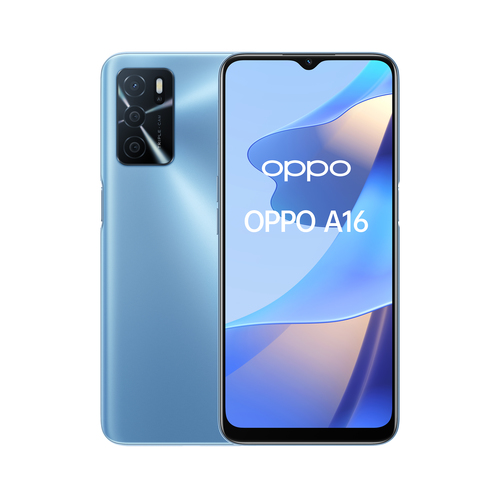 OPPO A16 16,6 cm (6.52 Zoll ) Dual-SIM ColorOS 11.1 4G USB Typ-C 4 GB 64 GB 5000 mAh Blau (5996401) 