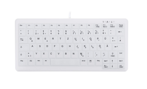 CHERRY AK-C4110F-US-W/GE Deutsches-Layout, wei 