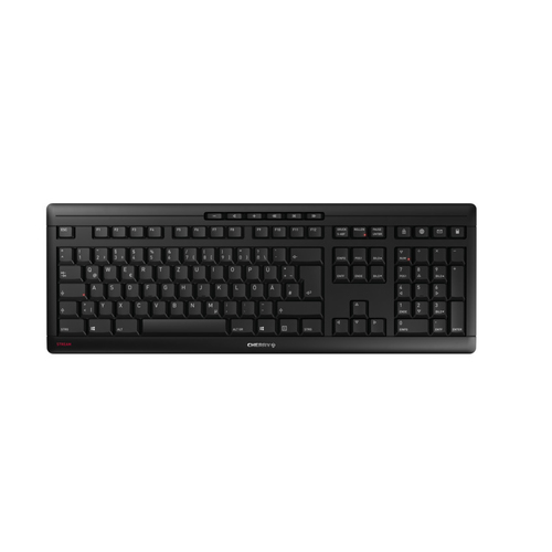 STREAM KEYBOARD WIRELESS, Tastatur schwarz, deutsches Layout 