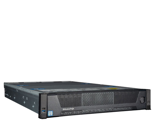 bluechip SERVERline R72219i+ - Server - Rack-Montage - 2U - zweiweg - 2 x Xeon Silver 4310 / 2.1 GHz - RAM 64 GB - Hot-Swap 6.4 cm (2.5 Zoll) Schacht/Schchte - SSD 2 x 240 GB - 10 GigE - kein Betriebssystem - Monitor: keiner - Schwarz, Silber 