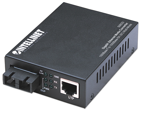 Intellinet Medienkonverter Gigabit Multimode 220m        sw 