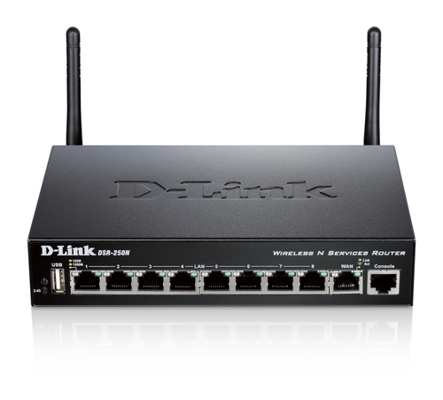 D-Link DSR250N           VPN/8GE/N300/Ro 