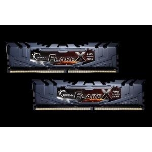 G.Skill Flare X series - DDR4 - 16 GB: 2 x 8 GB - DIMM 288-PIN - 2400 MHz / PC4-19200 - CL15 - 1.2 V - ungepuffert - nicht-ECC (F4-2400C15D-16GFX) 