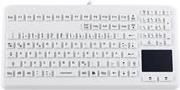GETT InduProof Advanced TOUCH USB Silikon IP68 Tastatur DIN EN 60601 Touchpad grau 104 Tasten (CH) (KG17282) 
