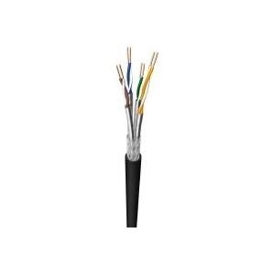 Draka Erdverlegungskabel UC900 SS23 PE,Cat.7 Rohkabel, S/FTP, PiMF, schwarz, 100 m Ring Paarweise und gesamtgeschirmtes Netzwerk-Installationskabel fr Erdverlegung (bisherige Bezeichnung S/STP) (60015266) 