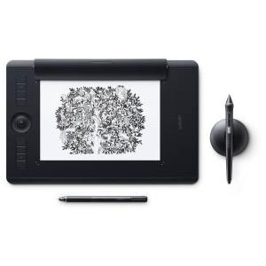 Wacom Intuos Pro Medium - Paper Edition - Digitalisierer - 22.4 x 14.8 cm - Multi-Touch - elektromagnetisch - 8 Tasten - drahtlos, verkabelt - USB, Bluetooth - Schwarz 