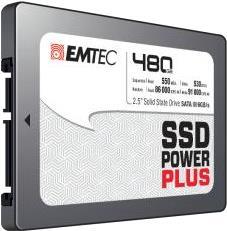 EMTEC SSD Power Plus - SSD - 480GB - intern - 2.5 Zoll (6,4 cm) - SATA 6Gb/s (ECSSD480GX150) 