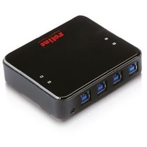 ROLINE - USB-Umschalter fr die gemeinsame Nutzung von Peripheriegerten - 4 x SuperSpeed USB 3.0 (14.01.2314) 