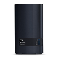 WD My Cloud EX2 Ultra WDBVBZ0000NCH - Gert fr persnlichen Cloudspeicher - RAID 0, 1, JBOD - Gigabit Ethernet - iSCSI (WDBVBZ0000NCH-EESN) 