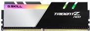 G.Skill TridentZ Neo Series - DDR4 - 32 GB: 2 x 16 GB - DIMM 288-PIN - 2666 MHz / PC4-21300 - CL18 - 1.2 V - ungepuffert - non-ECC - Brushed Black, Gebrstetes Aluminium / Schwarz, Silber pulverbeschichtet 