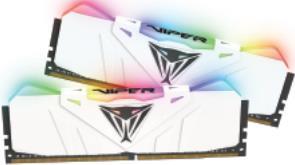 Patriot Memory Patriot Extreme Performance Viper RGB - DDR4 - 16 GB: 2 x 8 GB - DIMM 288-PIN - 3200 MHz / PC4-25600 - CL16 - 1.35 V - ungepuffert - non-ECC - wei (PVR416G320C6KW) 