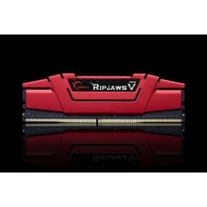 G.Skill Ripjaws V - DDR4 - 64 GB : 4 x 16 GB - DIMM 288-PIN - 3200 MHz / PC4-25600 - CL14 - 1.35 V - ungepuffert - nicht-ECC - Blazing Red (F4-3200C14Q-64GVR) 