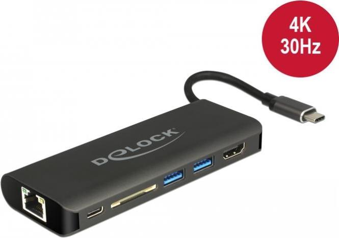 DeLOCK - Docking Station - USB-C 3.1 - GigE 