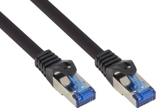 RNS Patchkabel SmartFLEX, Cat.6A, S/FTP, PiMF, halogenfrei, 500MHz, schwarz, 30m, Good Connections (8060-SF300S) 