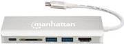 Manhattan SuperSpeed USB-C Multiport - Docking Station - USB-C 3.1 - HDMI - GigE 