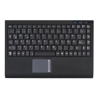 KeySonic Mini Tastatur, mit Touchpad und Scrollfunktion, USB (ACK-540 U+) 
