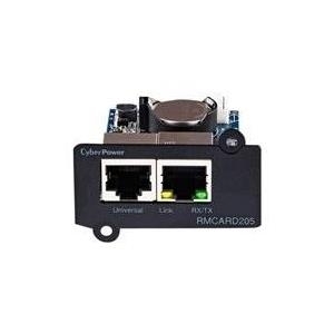 CYBERPOWER RMCARD205 Netzwerkkarte fuer SNMP SLOT - Kompatibel zu OL OLS OR und PR Serie zwei Anschluesse: Netzwerk - Sensor 