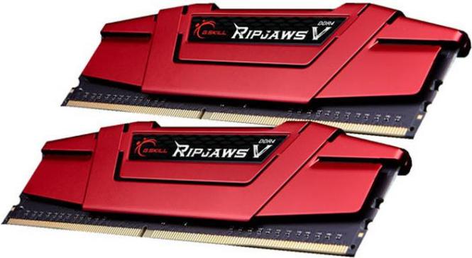 G.Skill Ripjaws V - DDR4 - 8 GB : 2 x 4 GB - DIMM 288-PIN - 2666 MHz / PC4-21300 - CL15 - 1.2 V - ungepuffert - nicht-ECC (F4-2666C15D-8GVR) 