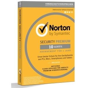 Norton SecurityPrem.3.0 MD 10D 1U 1Y DE 