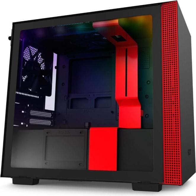 NZXT H210i                    bk/rd mITX 