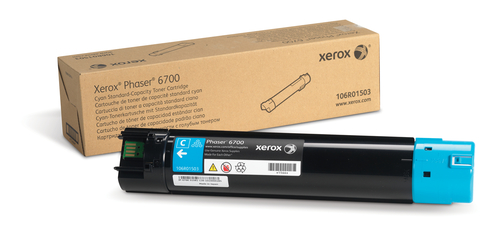 Xerox - Tonerpatrone - 1 x Cyan - 5000 Seiten - fr Phaser 6700Dn, 6700DT, 6700DX, 6700N (106R01503) 