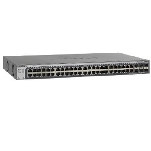 NETGEAR ProSafe 52-port Gigabit Smart Stackable Switch - 6 SFP Ports - 1x AGC761 2.5 G SFP Direct Attach cable for stacking 