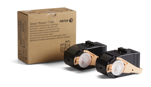 Xerox - 2er-Pack - Schwarz - Original - Tonerpatrone - fr Phaser 7100DN, 7100N (106R02605) 