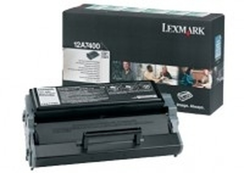 Lexmark 12A7400 Prebate Toner Schwarz 