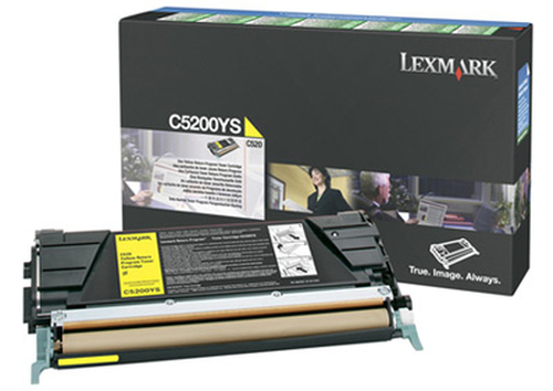 Lexmark - Tonerpatrone - 1 x Gelb - 1500 Seiten - LRP (00C5200YS) 