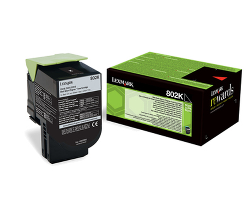 LEXMARK 802K Toner schwarz kleine Kapazitt 1.000 Seiten 1er-Pack return program 