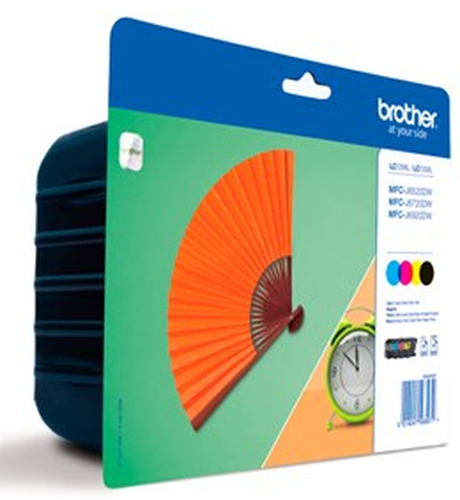 BROTHER MFC-6520 TINTE (BKCMY) LC129XLVALBPRF VALUE-TINTENSETAM Brother (LC129XLVALBPRF) 