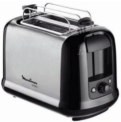 Moulinex LT2618 Toaster Subito Edelstahl matt edelstahl/schwarz 