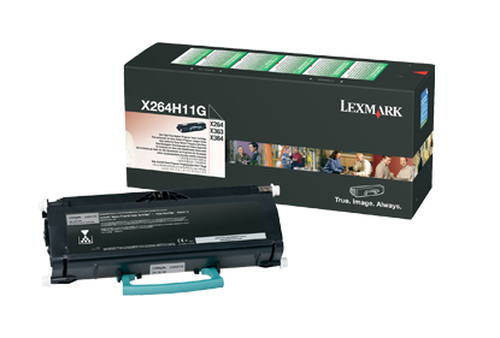 Lexmark - Tonerpatrone - Hohe Ergiebigkeit - 1 x Schwarz - 9000 Seiten (0X264H11G) 