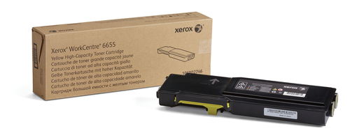 Xerox - High Capacity - Gelb - Original - Tonerpatrone - fr WorkCentre 6655 (106R02746) 