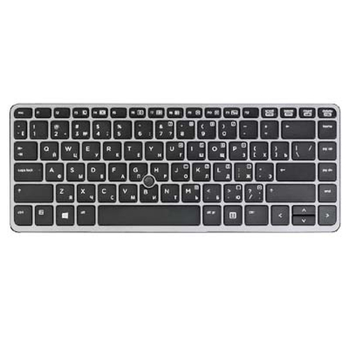 HP - Tastatur - hinterleuchtet - GB - fr EliteBook 755 G2 