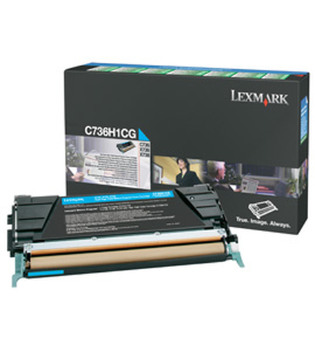 Lexmark 0C736H1CG Toner Cyan 