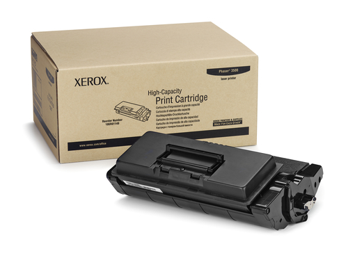 Xerox - Tonerpatrone - High Capacity - 1 x Schwarz - 12000 Seiten - fr Phaser 3500B, 3500DN, 3500N, 3500VB, 3500VDN, 3500VN (106R01149) 