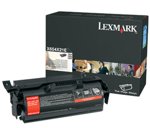 Lexmark Toner X654X31E - Schwarz - Kapazitt: 36.000 Seiten (X654X31E) 