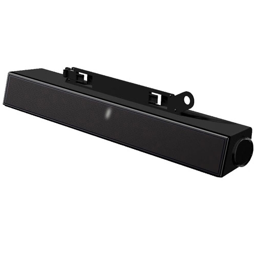 Dell AX510 Sound Bar Lautsprecher fr PC, 10 Watt (Gesamt), schwarz, fr UltraSharp &amp; Professional (25703458) 