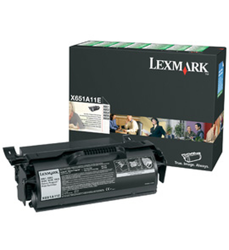 Lexmark Toner X651A11E - Schwarz - Kapazitt: 7.000 Seiten (X651A11E) 