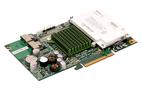 Super Micro Supermicro Add-on Card AOC-USAS-H8iR - Speichercontroller (RAID) - 8 Sender/Kanal - SAS - 300MBps - RAID 0, 1, 5, 6, 10, 50, 60 - PCIe - fr SUPERMICRO H8DMU+, H8SMU, X7DAL, X7DCU, X7DWA, X7DWN+, X7DWU, SuperServer 5015, 6015 (AOC-USAS-H8IR) 