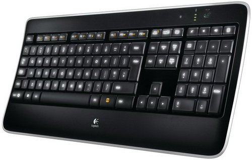 Logitech Wireless Illuminated K800 - Tastatur - 2,4 GHz - Deutsch (920-002360) 