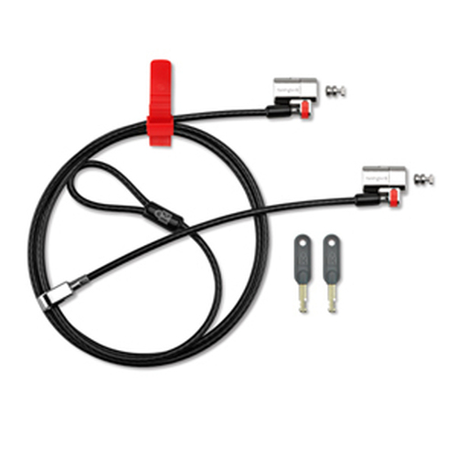 Kensington ClickSafe Keyed Twin Laptop Lock - Sicherheitskabelschloss 