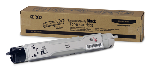 Xerox - Tonerpatrone - 1 x Schwarz - 9000 Seiten - fr Phaser 6360DN, 6360DT, 6360DX, 6360N (106R01217) 
