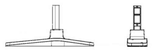 Samsung STN-L32D - Aufstellung fr LCD-Display - Bildschirmgre: 81.3 cm (32 Zoll) - fr Samsung 320MP-3, 320MX-3, 320MXN-3, 320TSn-3 